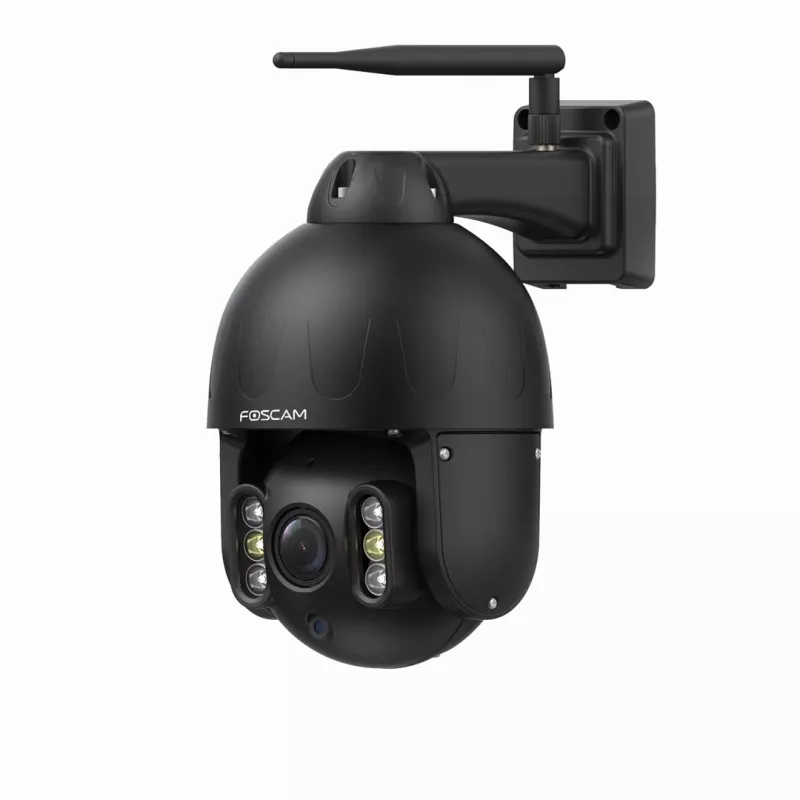 Kopułkowa kamera IP Foscam SD8P 8 MP, 4K 3840×2160, 4-krotny zoom optyczny, PTZ, IR 50 m, Wi‑Fi, MicroSD do 256 GB
