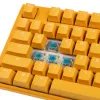 Ducky One 3 Żółta klawiatura gamingowa, RGB LED - MX-Niebieski (US)
