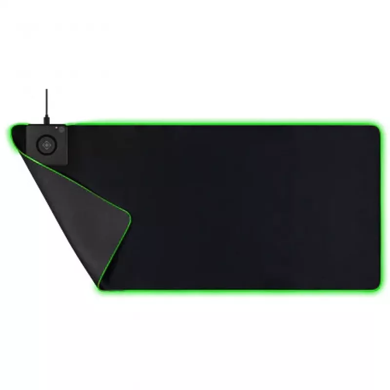 Deltaco GAM-092 - Czarny - Monochromatyczny - Neopren - USB - Gamingowa podkładka pod mysz