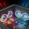Wentylator Thermaltake SWAFAN 14 RGB, 14 cm, czarny, 500–2000 RPM