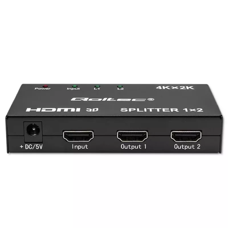 Aktywny rozdzielacz HDMI 2 x HDMI 4Kx2K, 3.4Gbps