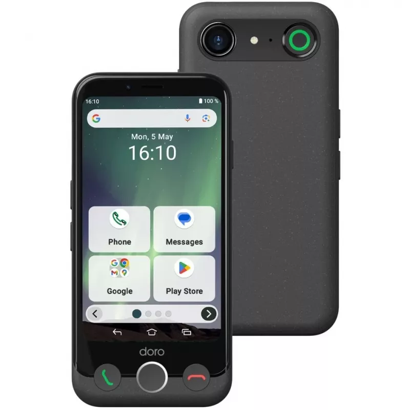 Smartfon Doro Aurora A10 4.5 cala 4 GB 64 GB Czarny