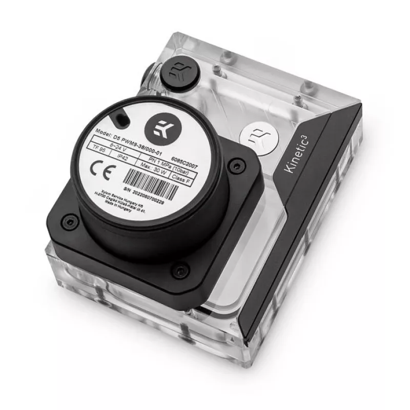 EK Water Blocks EK-Quantum Kinetic3 FLT D5 PWM zbiornik wyrównawczy z pompą - 92mm, D-RGB, akryl