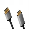 LogiLink CDA0107 adapter kabla wideo 2 m DisplayPort HDMI Szary Czarny