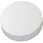 MAUL HEBEL Solidmagnet, siła trzymania: 0,6 kg, biały okrągły magnes: średnica 24 x (W)8 mm, wykonany z materiału odpornego na stłuczenie (61624-02)