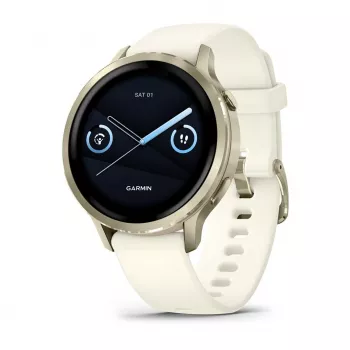 Smartwatch GARMIN Venu 4, koperta 41 mm w kolorze złotym, 1,2 cala AMOLED 390×390, GPS, Wi‑Fi, 5 ATM, bateria do 10 dni