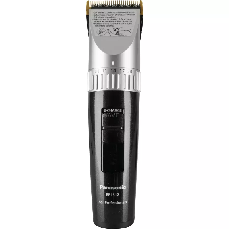 Panasonic ER1512 akumulatorowa maszynka do włosów/trymer ze stali nierdzewnej (ER-1512)