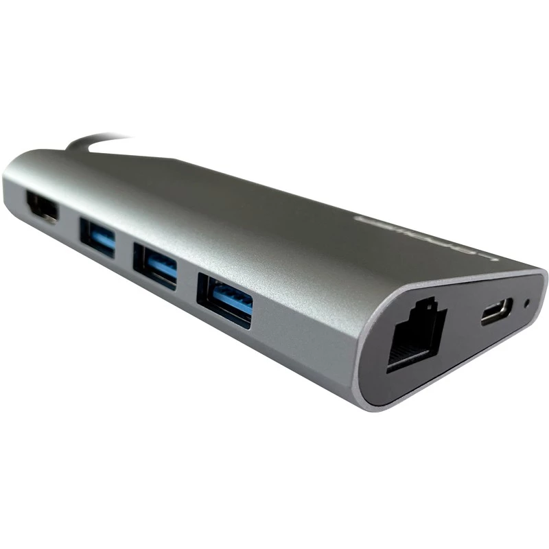 Stacja dokująca do laptopa LC-Power LC-HUB-C-MULTI-5 USB 3.2 Gen 1 Type-C przewodowa