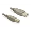 Kabel USB DeLOCK 82215 1,8 m USB A USB B Szary