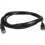 Wentronic Goobay Przedłużacz jack 3,5 mm, czarny, 3 m - wtyk jack 3,5 mm (3-pin, stereo) > gniazdo jack 3,5 mm (3-pin, stereo) (50432)