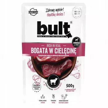 BULT Bogata w cielęcinę - mokra karma dla psów - 500g