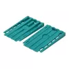 Narzędzie do podłóg Wolfcraft 6975000 do laminatu i parkietu, szare, zestaw 3 szt.