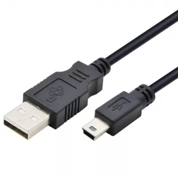Kabel USB - Mini USB 1 m, czarny