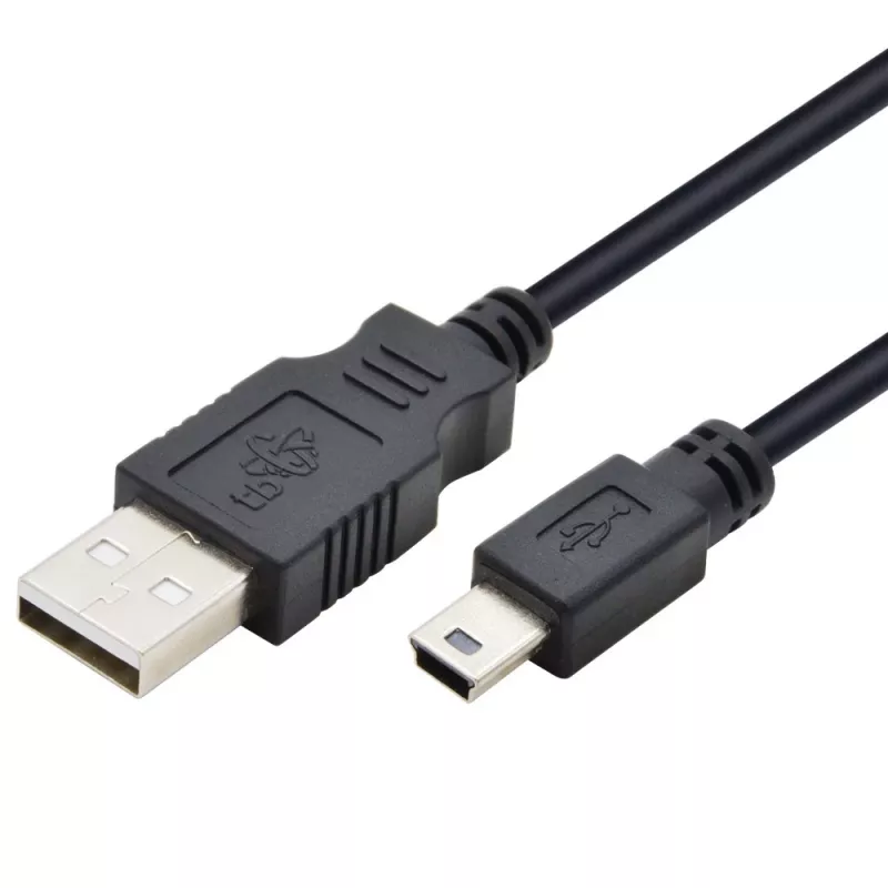Kabel USB - Mini USB 1 m, czarny