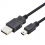 Kabel USB - Mini USB 1 m, czarny