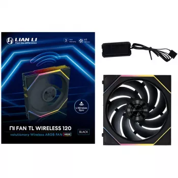 Lian Li UNI FAN TL 120 mm ARGB wentylator obudowy - czarny