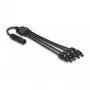 Rozgałęźnik kablowy DeLOCK DL4 Solar Splitter kabel 1 x męski do 4 x żeński 50 cm czarny