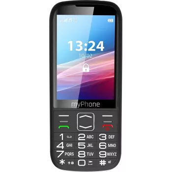 myPhone HALO 4 LTE | Czarny | 3,5 cala | TFT | 128 MB | 64 MB | Dual SIM | 3G | Bluetooth | Rozdzielczość aparatu głównego 2 MP | 2500 mAh