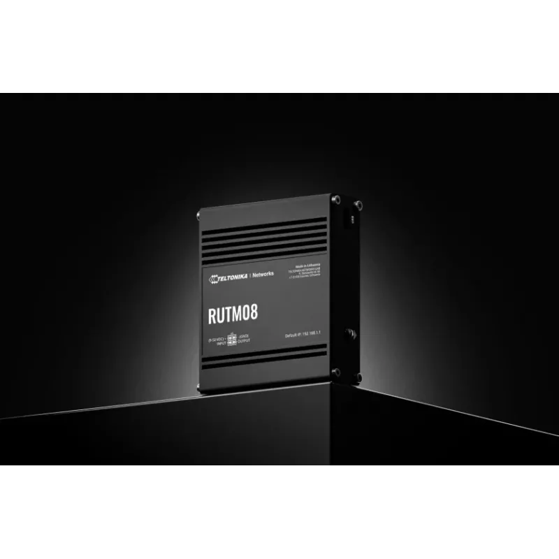 Teltonika RUTM08 router przewodowy Gigabit Ethernet Czarny