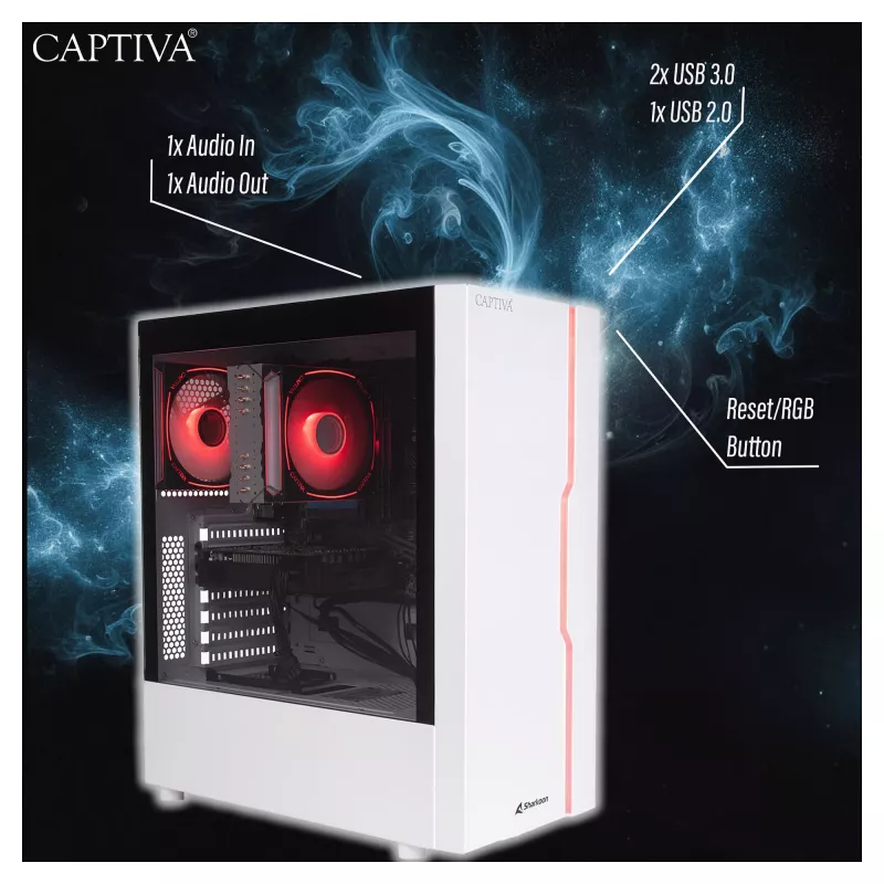 Komputer Captiva CAPTIVA PC Advanced Gaming R94-169 Ryzen 7 5700X 32GB SSD 1TB RTX5060 Ti 8GB Windows 11 Home 64-bit