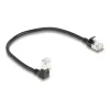 Kabel sieciowy DeLOCK RJ45 Kat.6A 0,25m czarny