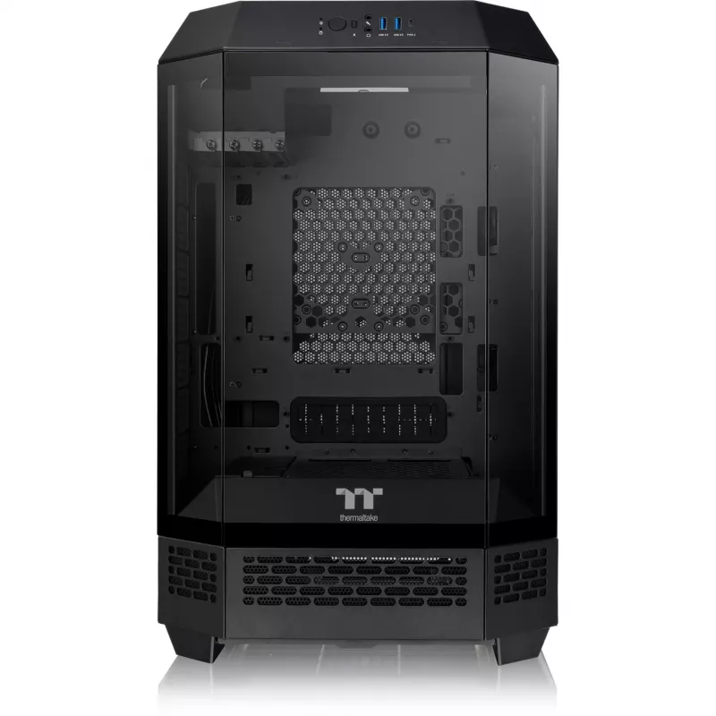 Thermaltake The Tower 300 Black Micro Tower Tempered Glass PC Gaming C