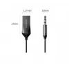 Odbiornik audio UGREEN CM309 Bluetooth 5.0 USB z gniazdem AUX 3,5 mm, czarny, 20–20000 Hz