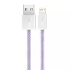 Kabel Baseus Dynamic USB na Lightning, 2.4 A, 2 m (fioletowy)