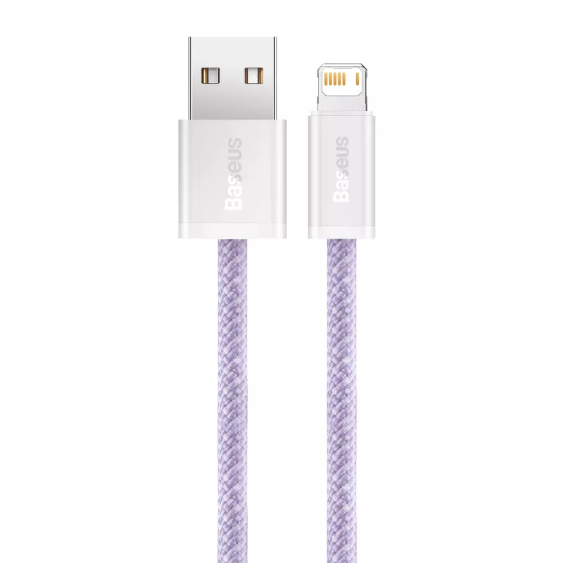 Kabel Baseus Dynamic USB na Lightning, 2.4 A, 2 m (fioletowy)