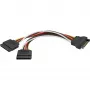 Kabel zasilający SATA 15-pin na 2x SATA HDD DeLOCK 60105 0,15m