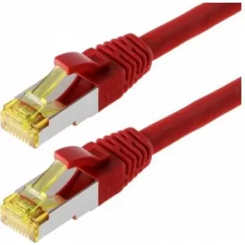 Kabel sieciowy Helos Cat 6a S/FTP 3 m Czerwony