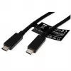 Kabel USB ROLINE 11.02.9056 0.5m USB 3.2 Gen 2 10 Gbit/s USB C Czarny