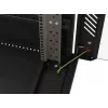 Szafa rack 19 cali LANBERG 22U 600x1000 mm, czarna, szklane drzwi przednie i tylne