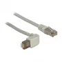 Kabel sieciowy DeLOCK 0,5 m Kat.6 RJ-45 S/FTP Szary