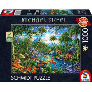 Michael Fishel: Rajska wyspa, Puzzle 1000 elementów