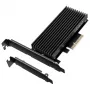 GRAUGEAR G-M2PCI01 Wewnętrzny adapter M.2 PCIe Męski Czarny 128 mm