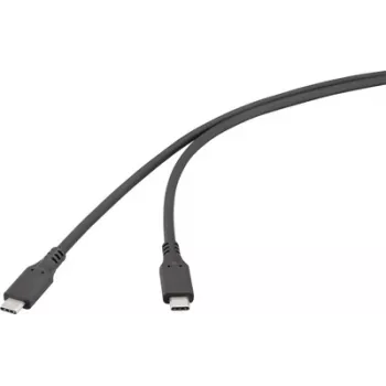 Kabel USB Renkforce USB4 USB-C wtyk czarny RF-6830438 (RF-6830438)