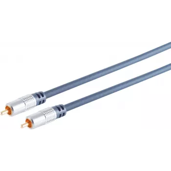 Złącze Cinch (RCA) ShiverPeaks 90022-10MHQ — 10 m chromowany kabel ze złoconymi stykami
