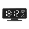 Cyfrowy budzik LED GreenBlue GB395 z wyświetlaczem temperatury
