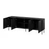 Cama komoda ISLA 200x40x75 matowy czarny
