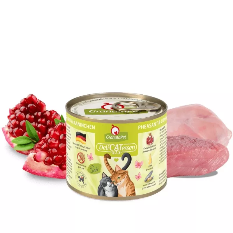 GRANATAPET DeliCATessen Bażant i królik - mokra karma dla kota - 200 g