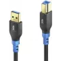 Kabel USB PureLink FI-U300-005 0,5m USB 3.2 Gen 1 USB A USB B