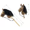Koń na patyku Hobby Horse Ciemny Brąz