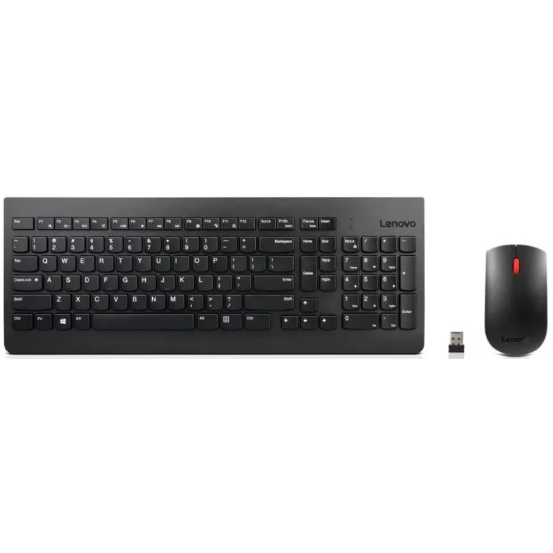 Lenovo 4X30M39497 klawiatura Mysz w zestawie Uniwersalna RF Wireless QWERTY US English Czarny