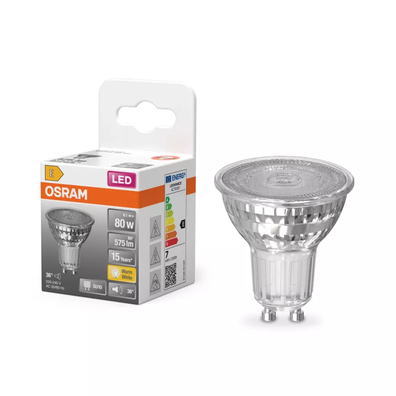 Osram Parathom Reflector | GU10 | 6,1 W | Ciepła biel
