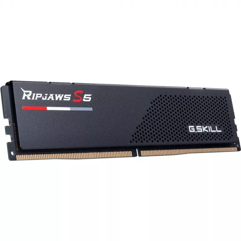 DIMM 64 GB DDR5-6000 (2x 32 GB) Dual-Kit, Arbeitsspeicher schwarz, F5-6000J3636F32GX2-RS5K, Ripjaws S5, INTEL XMP