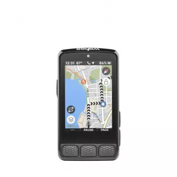 rowerowy komputer GPS Wahoo ELEMNT ROAM — kolorowy ekran dotykowy TFT, wyświetlacz 2,8 cala, GPS, Wi‑Fi, ANT+, 64 GB, IPX7