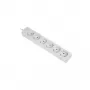 Hama 00030529 przedłużacz sieciowy 1,4 m 6 gniazd AC biały