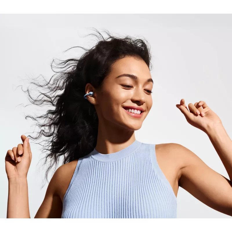 Zestaw słuchawkowy HUAWEI FreeClip 2 True Wireless Stereo (TWS) douszny, biały, 129 g