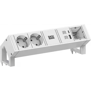 Listwa zasilająca Bachmann DESK2 z 2 gniazdami CEE 7/3, model 902.3213